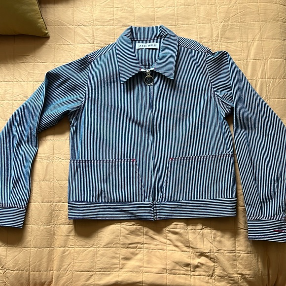 Lykke Wullf Jackets & Blazers - NWOT Lykke Wullf Railroad Striped Jacket